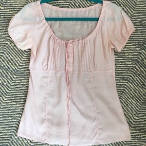 Blush Cotton Blouse